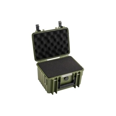B W Outdoor Case Type 2000 Bronze green predrezaná pena