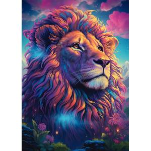 Schmidt Spiele - Puzzle Colorful Majesty Lion - 1 000 piese