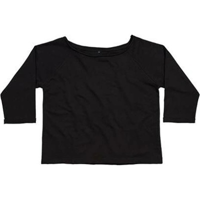 Mantis Dámské triko s 3/4 rukávem z organické bavlny P128 Black