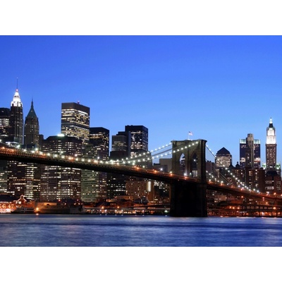 AG design FTS-0107 Papírová fototapeta Brooklyn bridge rozměry 360 x 254 cm