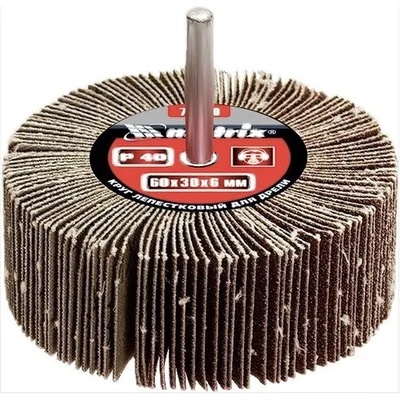 MTX Шкурка P60, 80 х 40 х 6 mm ламелна за бормашина, MTX