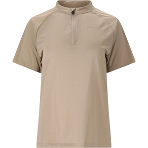 ENDURANCE Дамска фланелка с къс ръкав за колоездене ENDURANCE Women's Crow Melange Cycling/MTB S/S Shirt Cycling jersey - Vintage Khaki - размер 34 (EU) (156-2412-0411)