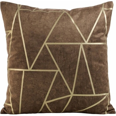 Takoy Zamatová BLINK 29 so zlatou geometrickou potlačou-HF-391069 45 x 45 cm