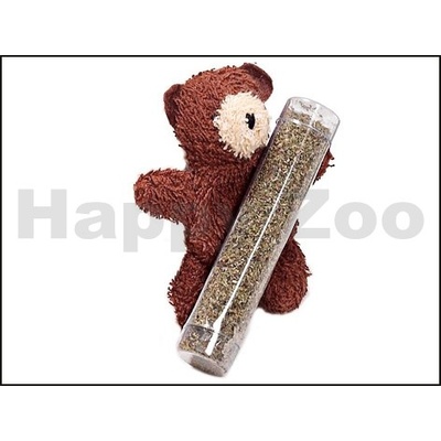 Karlie Hračka - plnící medvěd catnipem + catnip 10cm