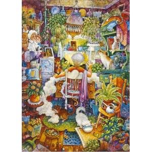 Grafika Art Puzzle - Puzzle The Sewing Lady - 1 000 piese
