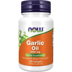 NOW NOW Garlic Oil 1500mg, 100 Softgels - fitnesdobavki - 11,99 лв