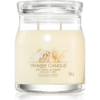Yankee Candle Soft Wool & Amber ароматна свещ 368 гр