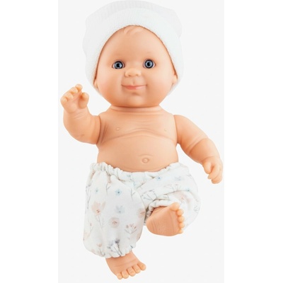 Paola Reina Realistická chlapeček Aldo v bílých kalhotech ze Španělska Los Peques 21 cm
