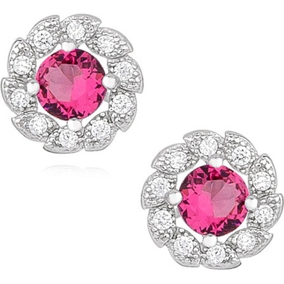 Lunica Veselé stříbrné náušnice 0090