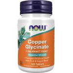 NOW NOW Copper Glycinate 3 mg, 120 Tablets