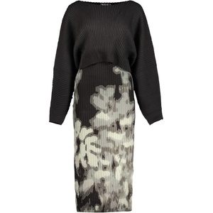 Desigual Елегантна дълга рокля desigual, Размер xs, Цвят Черен (26wwvf01_ne2000)