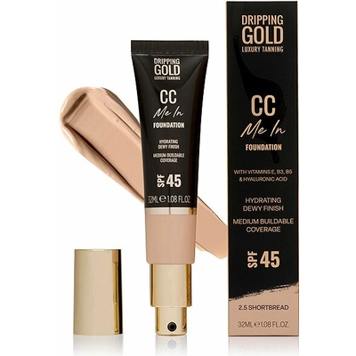 Dripping Gold CC Me In ľahký make-up SPF45 Shortbread 2.5 32 ml