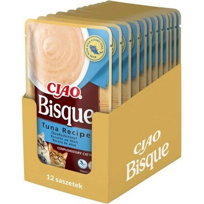 Inaba CIAO Bisque Cat Tuniak 12 x 40 g