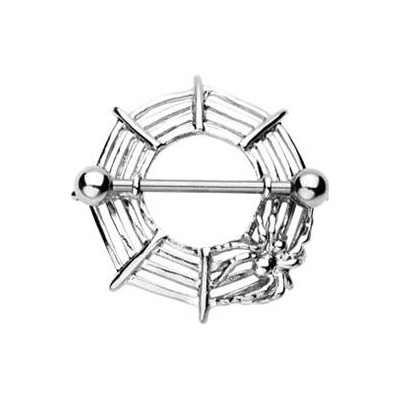 Šperky4U piercing do bradavky pavouk BR01001