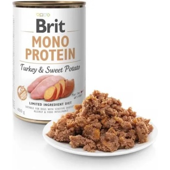 Image 1 of Brit Mono Protein Turkey & Sweet Potato 24x400 g