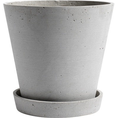 HAY Саксия Hay с поставка 21, 5 см сива (AB394-A604-AB48)