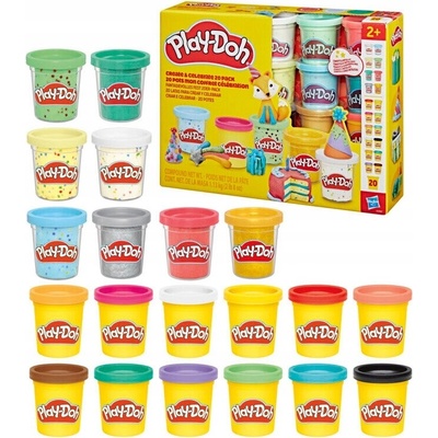 Hasbro Play-Doh modelína sada 20 tub Tvoř a oslavuj G2467