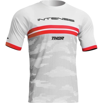 Thor Intense Assist Decoy s krátkým rukávem Bílá kamuflážní šedá