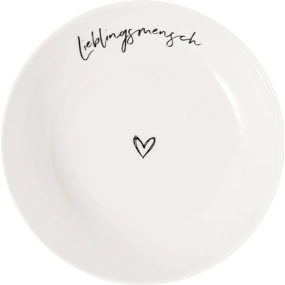 Villeroy & Boch Hlboký tanier Statement Lieblingsmensch 18,7 cm 10-1621-6501