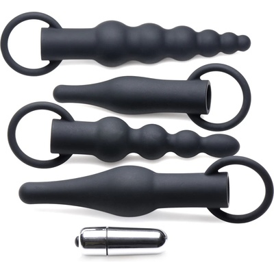 Master Series 3X Premium Ringed Rimmers Anal Training Set Black