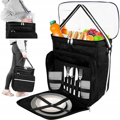 ISO Pikniková termo taška 28 l modrá 13587 – Zboží Dáma