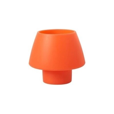 Duni Svietnik Moody Maxi mandarin, silikón 123x129mm, vhodný pred led sviečky