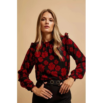 Moodo Риза с цветен принт Moodo Moodo | Cheren | ЖЕНИ | 46