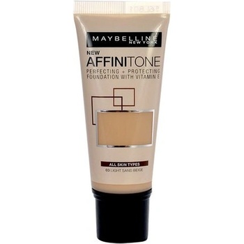 Maybelline Affinitone Mineral tekutý make-up 3 Light Sand Beige 30 ml