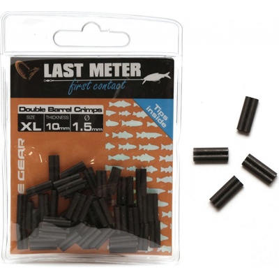 SAVAGE GEAR Krimpovacie spojky Double Barrel Crimps BLN veľ.L 8mm 1,2mm
