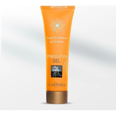 Hot Shiatsu Stimulation Gel Stimulační gel pro ženy na intimní partie zázvor & skořice 30 ml