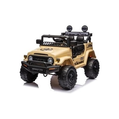 Eljet detské elektrické auto Toyota FJ Cruiser hnedožltá