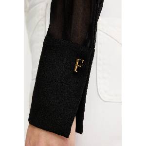 Elisabetta Franchi Копринена риза (CA14861E2) - answear - 527,88 лв