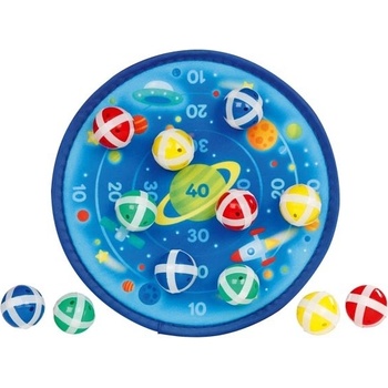 Goki Terč na suchý zip s 12 míčky Oceán