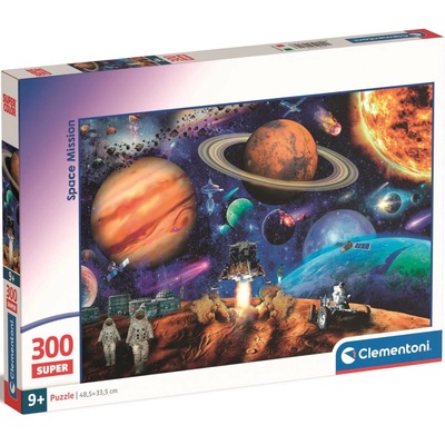 Clementoni Пъзел Clementoni от 300 части - Космическа мисия (21724)