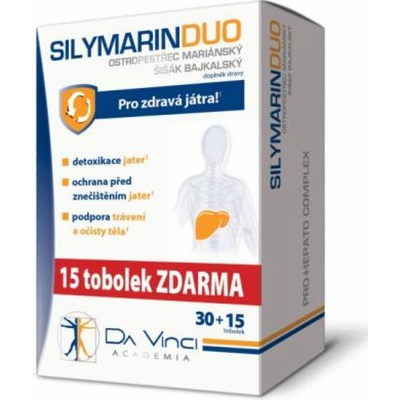 SILYMARIN DUO Da Vinci Academia 30+15 tobolek