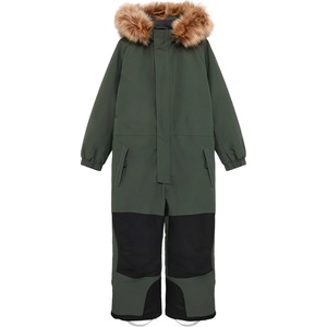 Color Kids Детска грейка Color Kids Kid's Coverall with Contrast & Fur Overall - Kambaba - размер 116 (EU) (702-6053-0315)