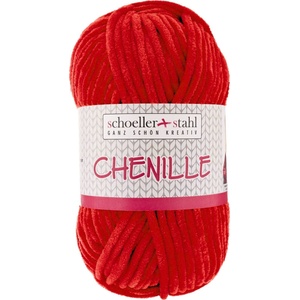 Schoeller + Stahl Chenille 90290-06 Red Плетива прежда (90290-06)