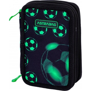 Astra Троен несесер с аксесоари astrabag Футболна топка Неон, ac31, 20, 5 х 13 х 6 см (as503024064)