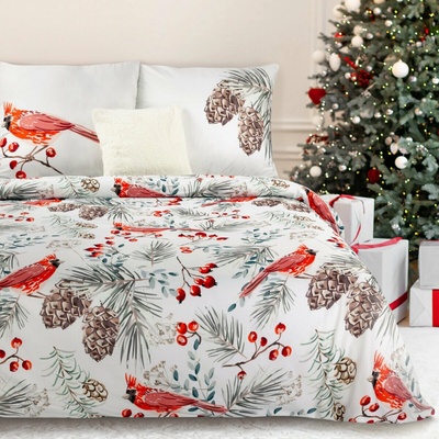 Eurofirany Vianočné obliečky Z MIKROVLÁKNA WILLOW 200X220 2x70x80