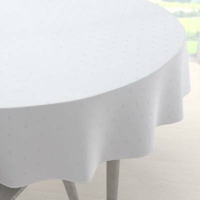 Biante Teflonový kulatý ubrus TF-084 Obdélníčky na bílém Ø 80 cm
