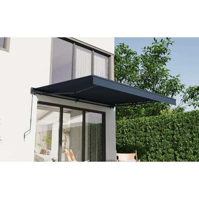 BestBerg BBSU-E395CG Elektrická markýza 395 x 300 cm šedá