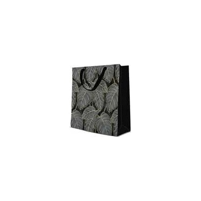 Darčeková taška premium stredná - Jungle Leaves 20x10x25 cm