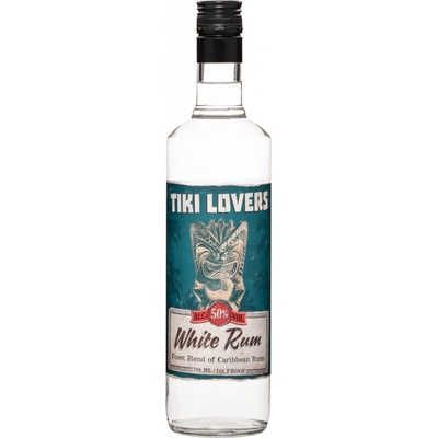 Tiki Lovers White Rum 50% 0,7 l (holá láhev)