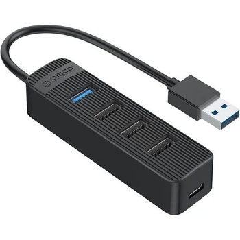 ORICO USB Хъб Orico TWU32-4A, 4 порта, от USB Type-A към 1x USB 3.0 Type-A/3x USB 2.0 Type-A, черен (dekada_3957)