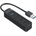 ORICO USB Хъб Orico TWU32-4A, 4 порта, от USB Type-A към 1x USB 3.0 Type-A/3x USB 2.0 Type-A, черен (dekada_3957)