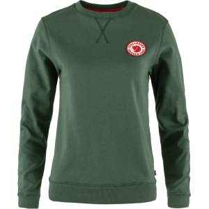 Fjällräven Дамски пуловер Fjällräven Women's 1960 Logo Badge Sweater Jumper - Deep Patina - размер XL (117-2712-0216)