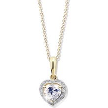 Cutie Jewellery Zlatý náhrdelník Z6308ZN-White