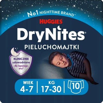 Huggies DryNites M pre chlapcov 17-30 kg 10ks