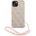 GUESS PU Leather 4G Colored Ring Strap MagSafe Заден калъф за iPhone 13 Pink Guess | Rozov | ЖЕНИ | UNI