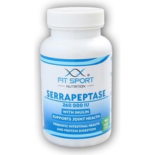 FitSport Nutrition Serrapeptase 260.000 IU with Inulin 90 vege kapslí